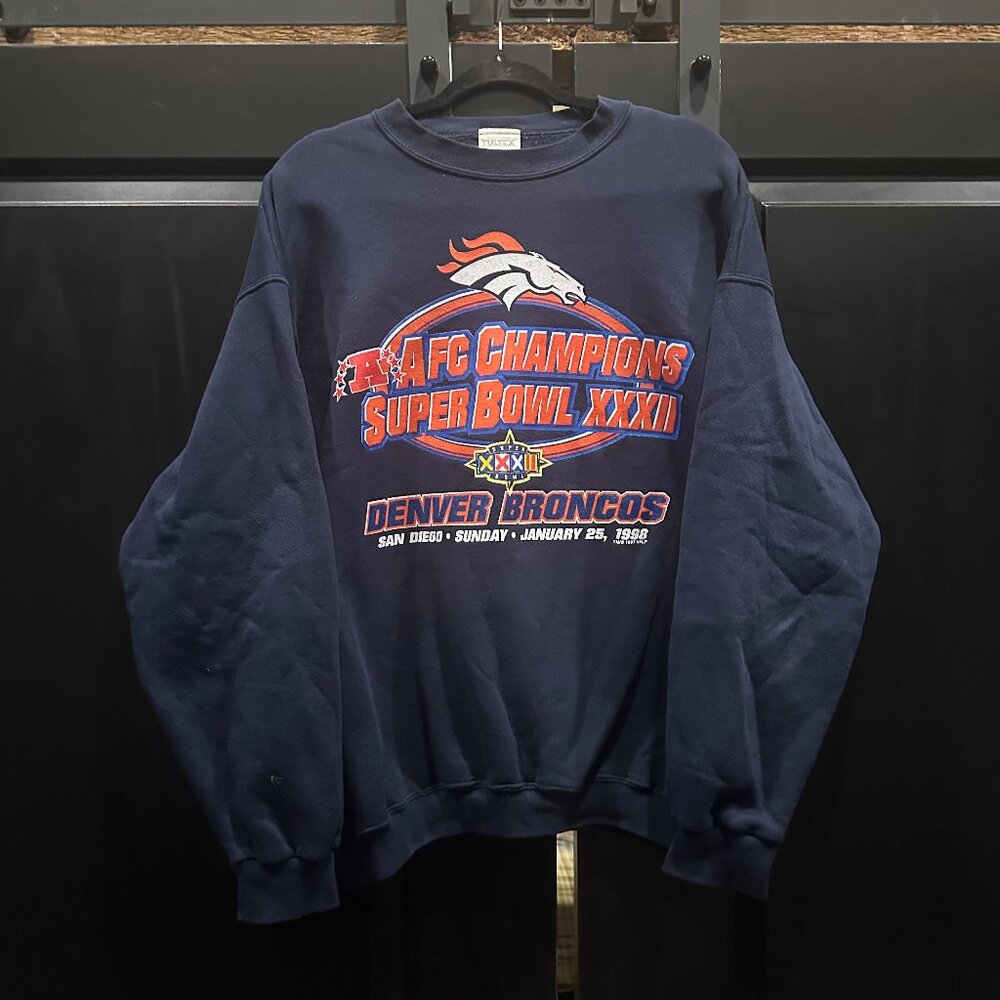 Denver Broncos SuperBowl XXXII Champions 1998 Pullover Sweatshirt